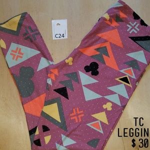 LuLaRoe Tall and Curvy leggings. Disney mickey